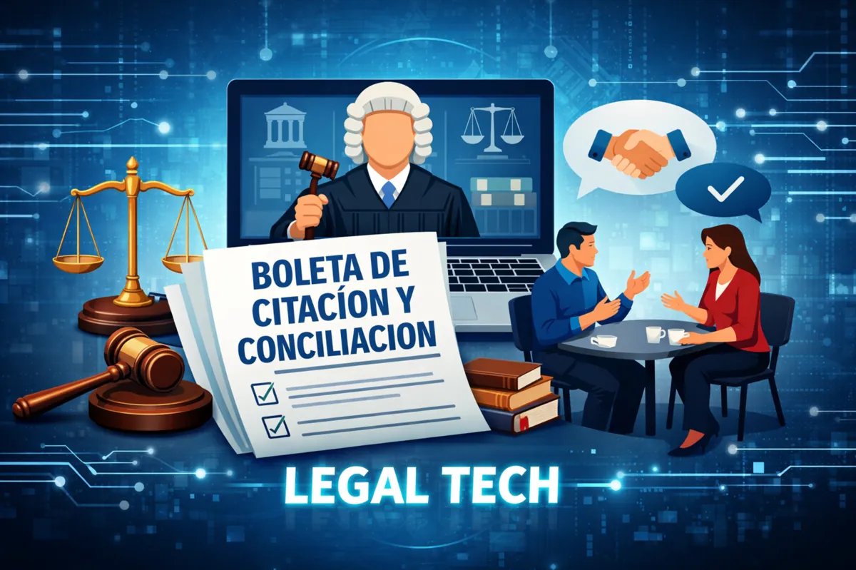 Boleta de citación laboral y conciliación en Panamá